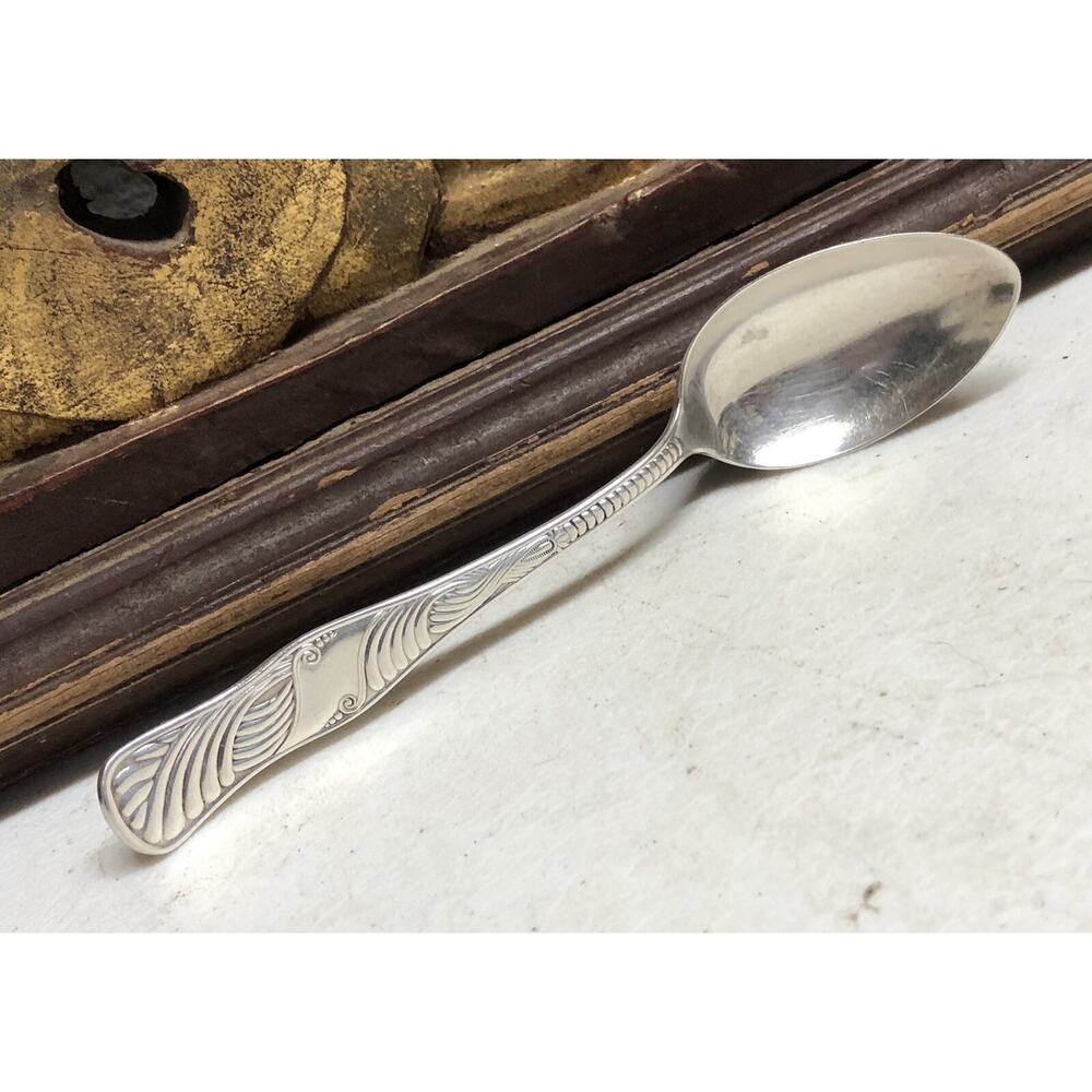 1888 Warren Tea Spoon by Internation Silver - Silverplatted w/ Inlaid Sterling